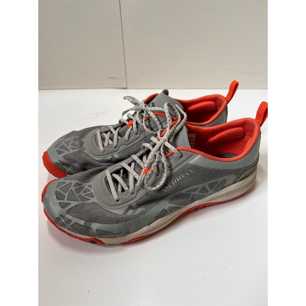 Merrell Wild Dove Womens Trail Running Shoes Grey Orange J68858 Size 9